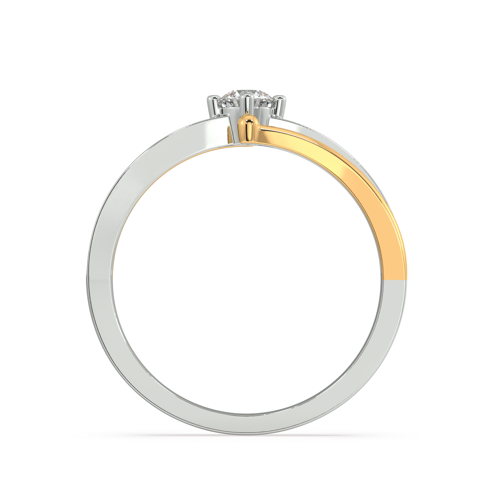 Breath of Freedom Gold and Diamond Ring