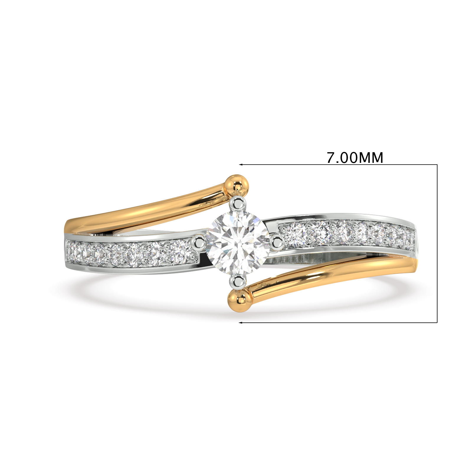 Breath of Freedom Gold and Diamond Ring
