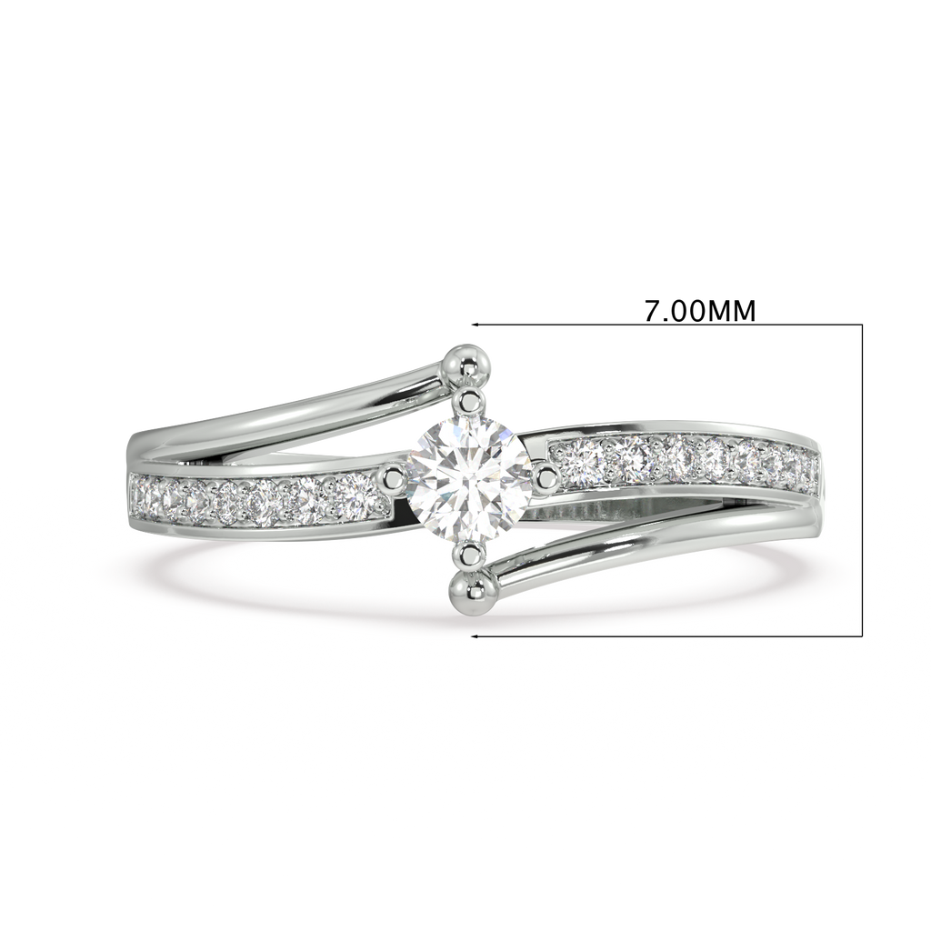 Breath of Freedom Gold and Diamond Ring