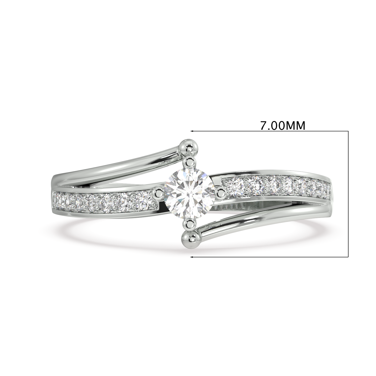 Breath of Freedom Gold and Diamond Ring