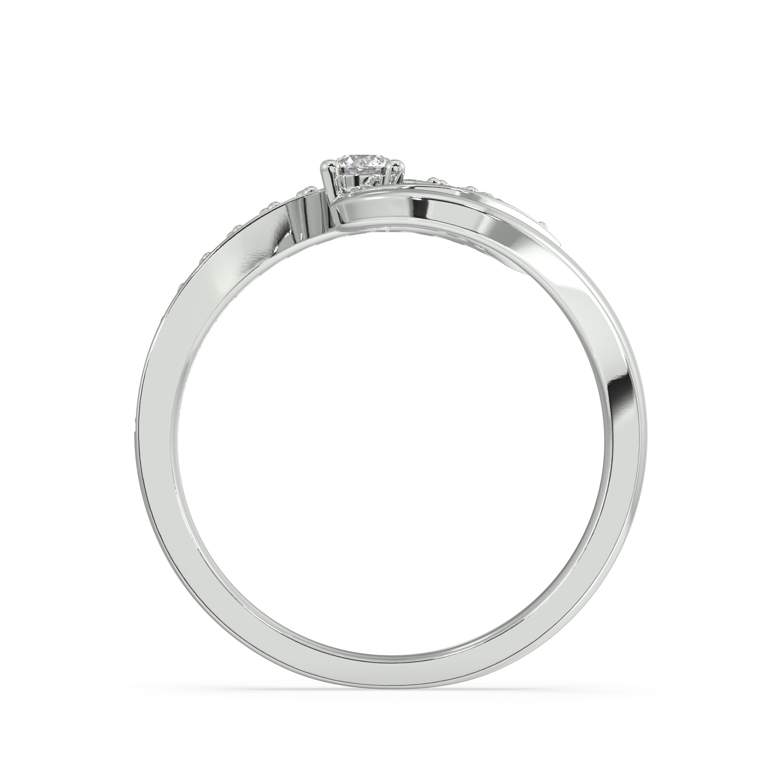 Orchid Style Gold and Diamond Ring