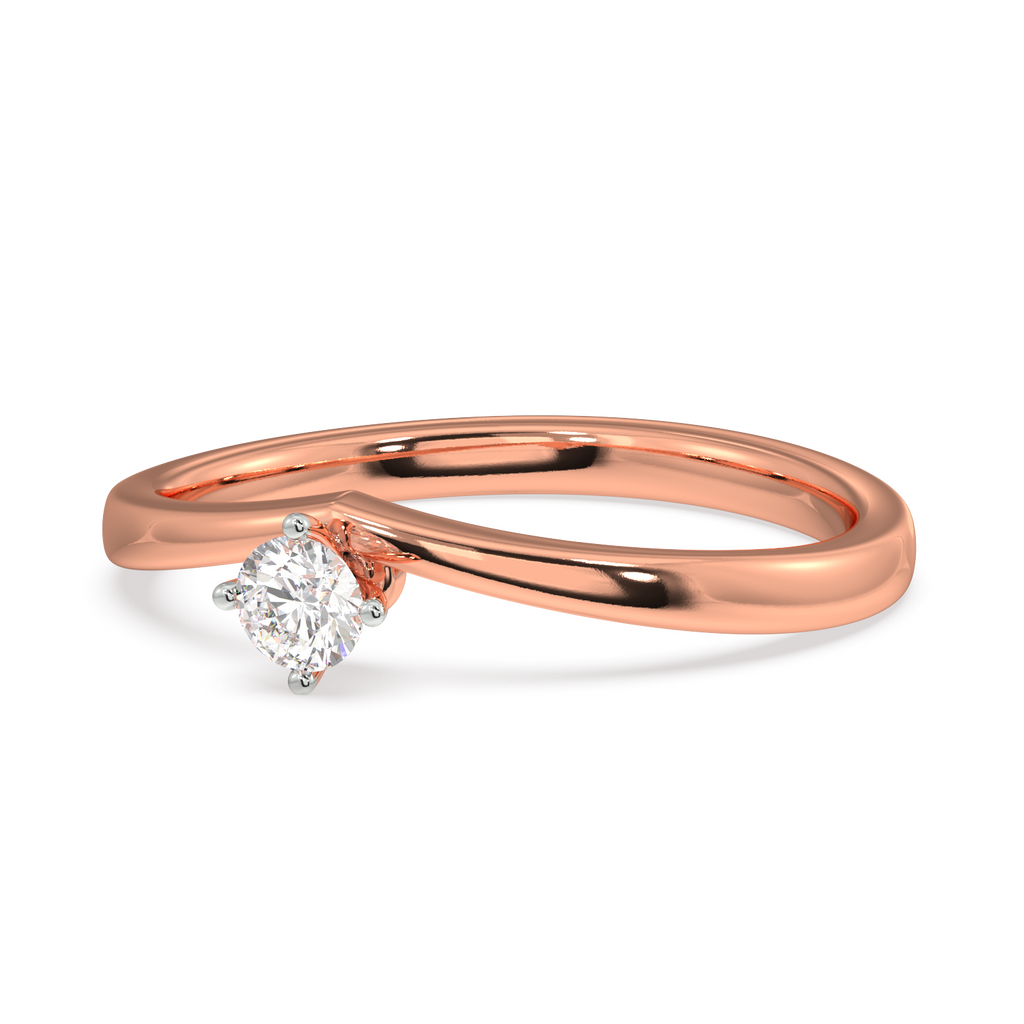 Trinket Tulip Gold and Diamond Ring