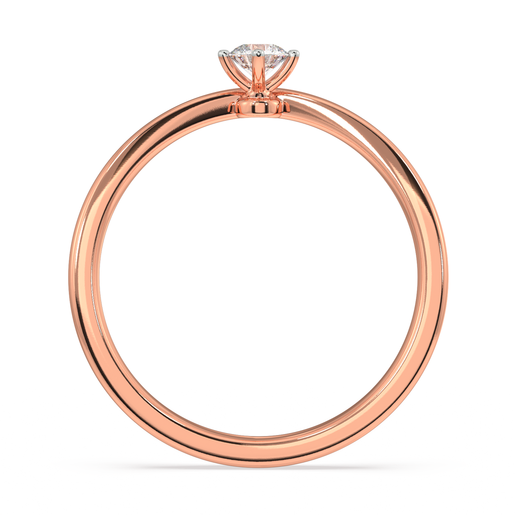 Trinket Tulip Gold and Diamond Ring