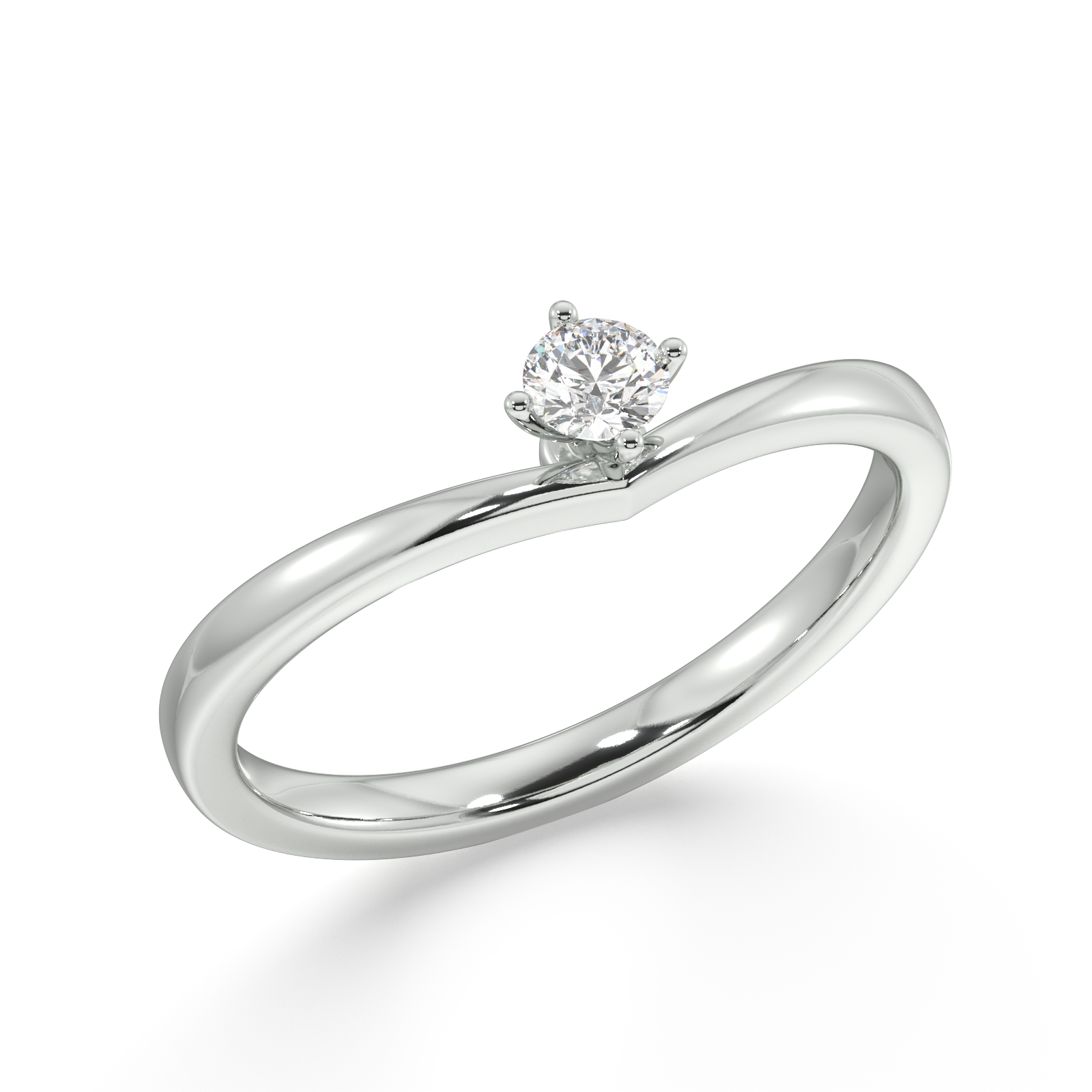 Trinket Tulip Gold and Diamond Ring