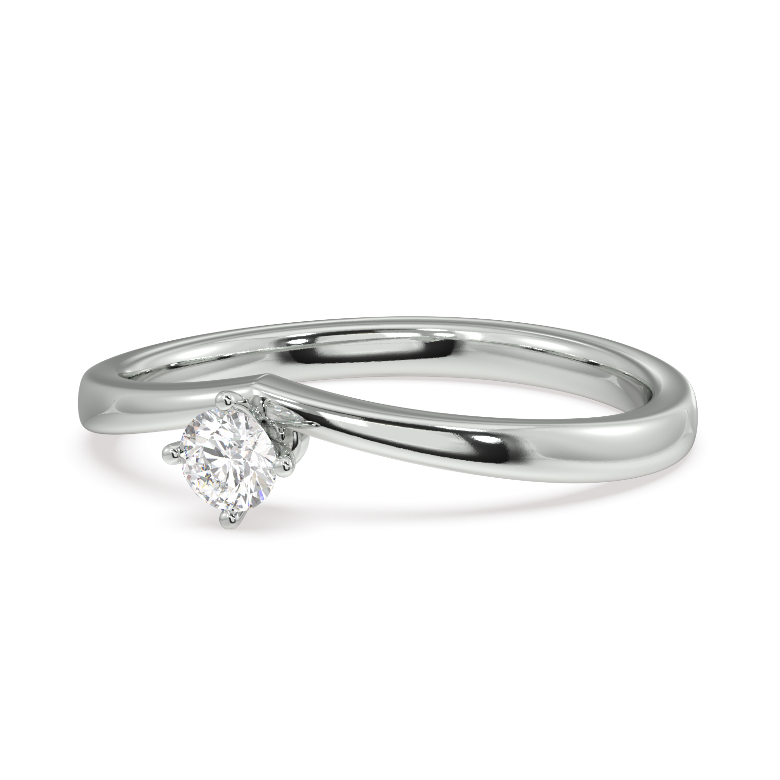 Trinket Tulip Gold and Diamond Ring