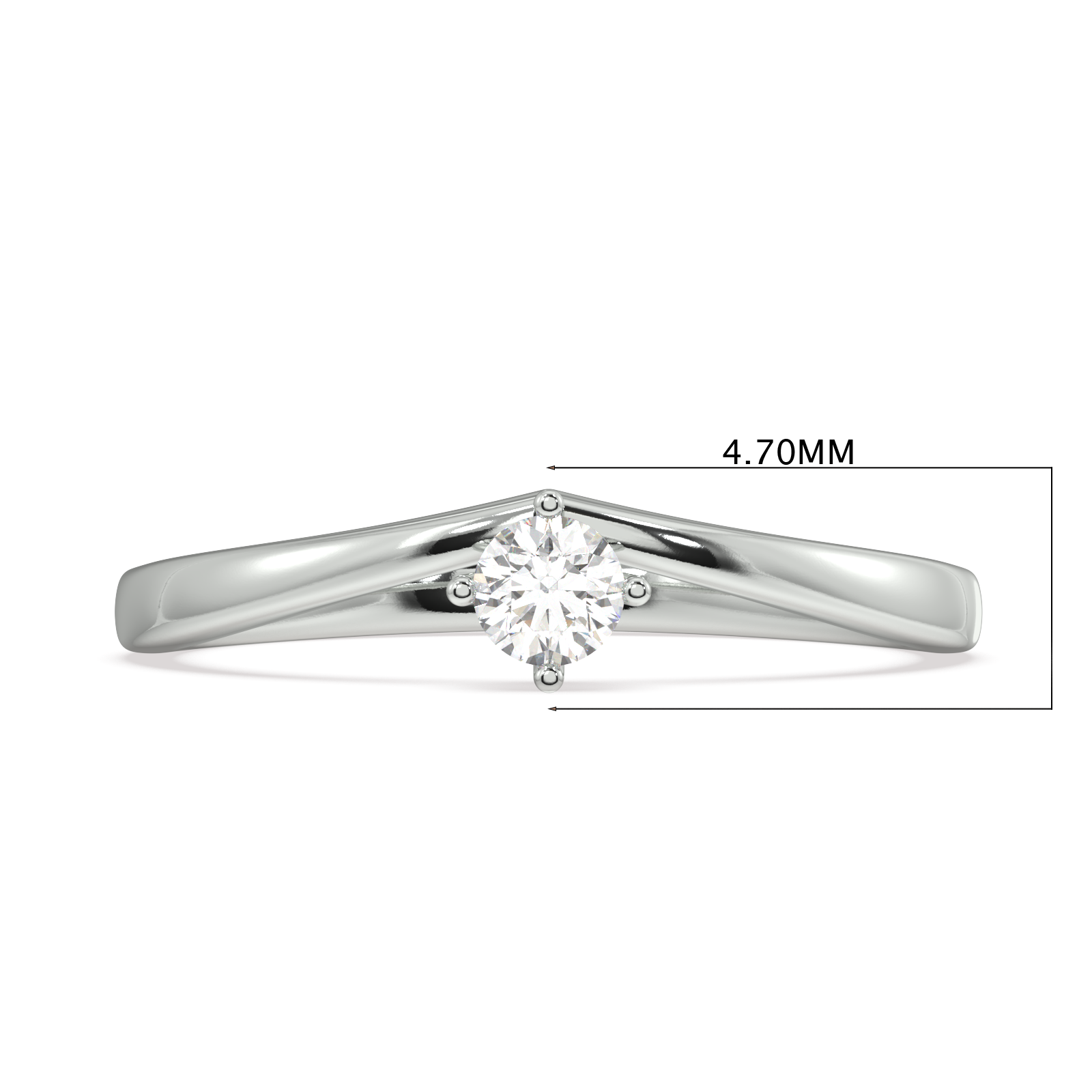 Trinket Tulip Gold and Diamond Ring