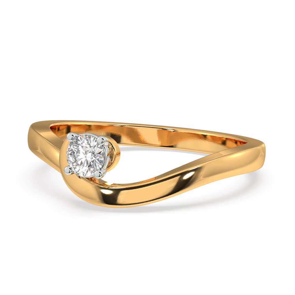Orchid Oasis Gold and Diamond Ring