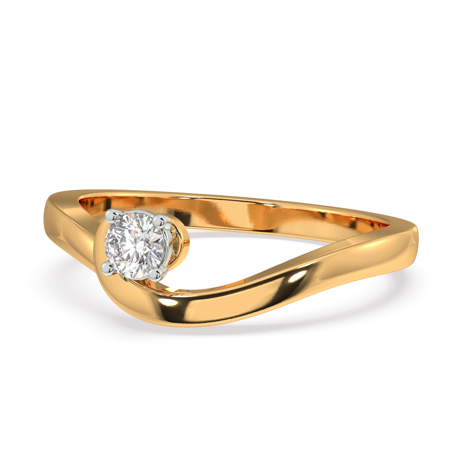 Orchid Oasis Gold and Diamond Ring
