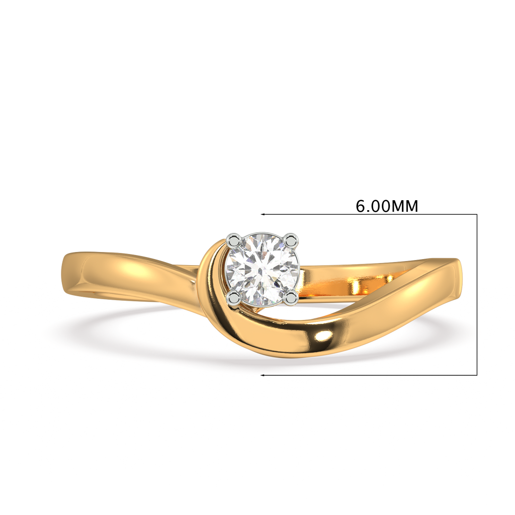 Orchid Oasis Gold and Diamond Ring