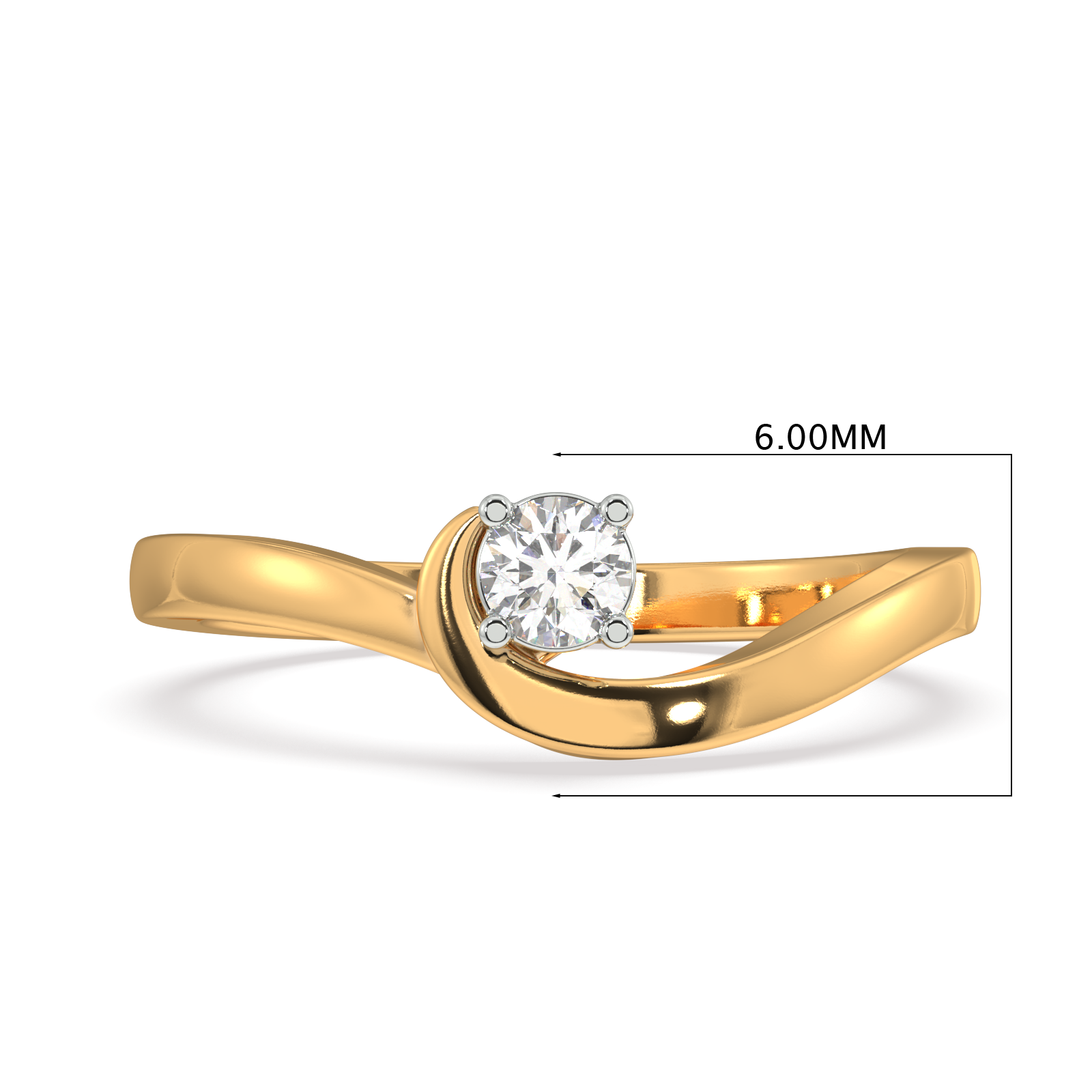 Orchid Oasis Gold and Diamond Ring