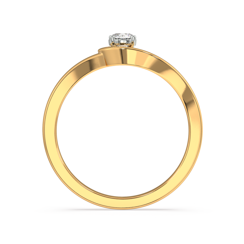 Orchid Oasis Gold and Diamond Ring