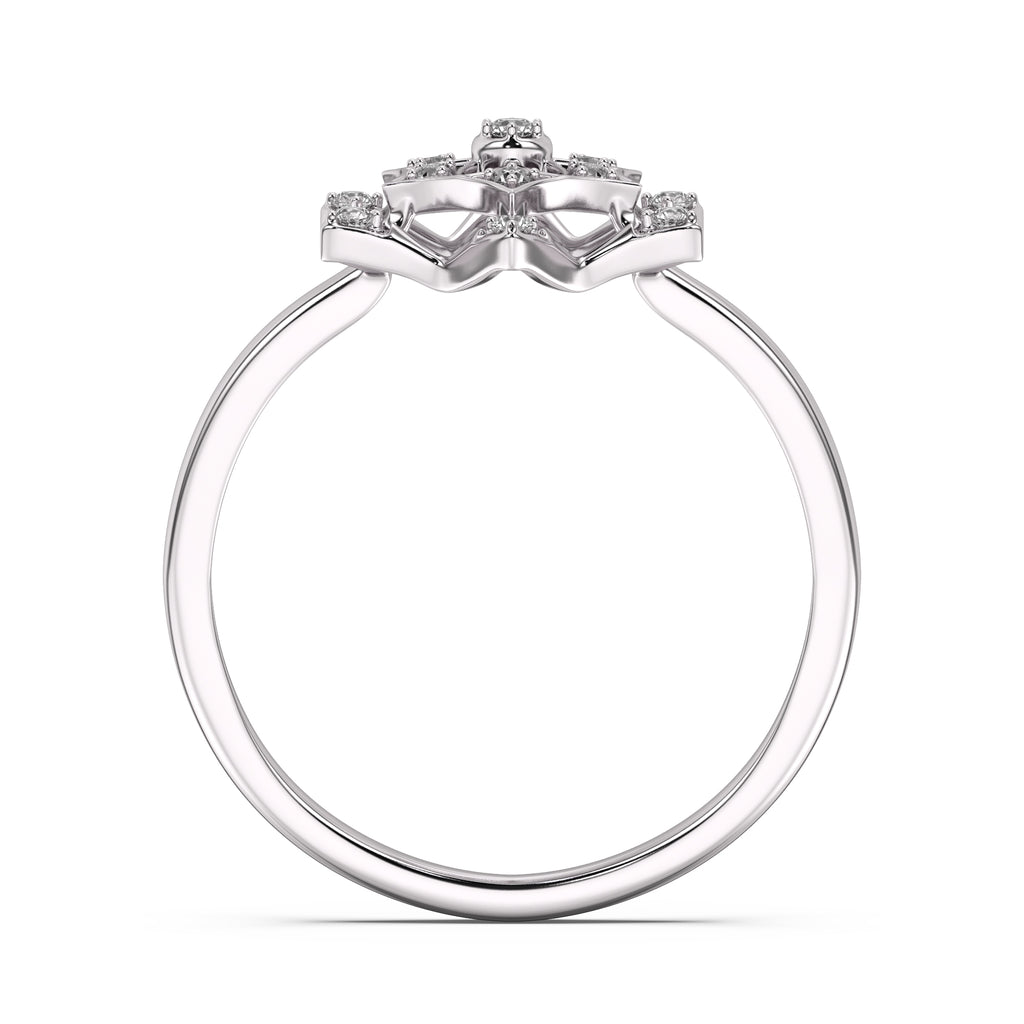 Blossom Embrace Gold and Diamond Ring