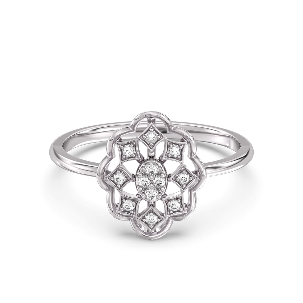 Forest Glow Gold and Diamond Ring