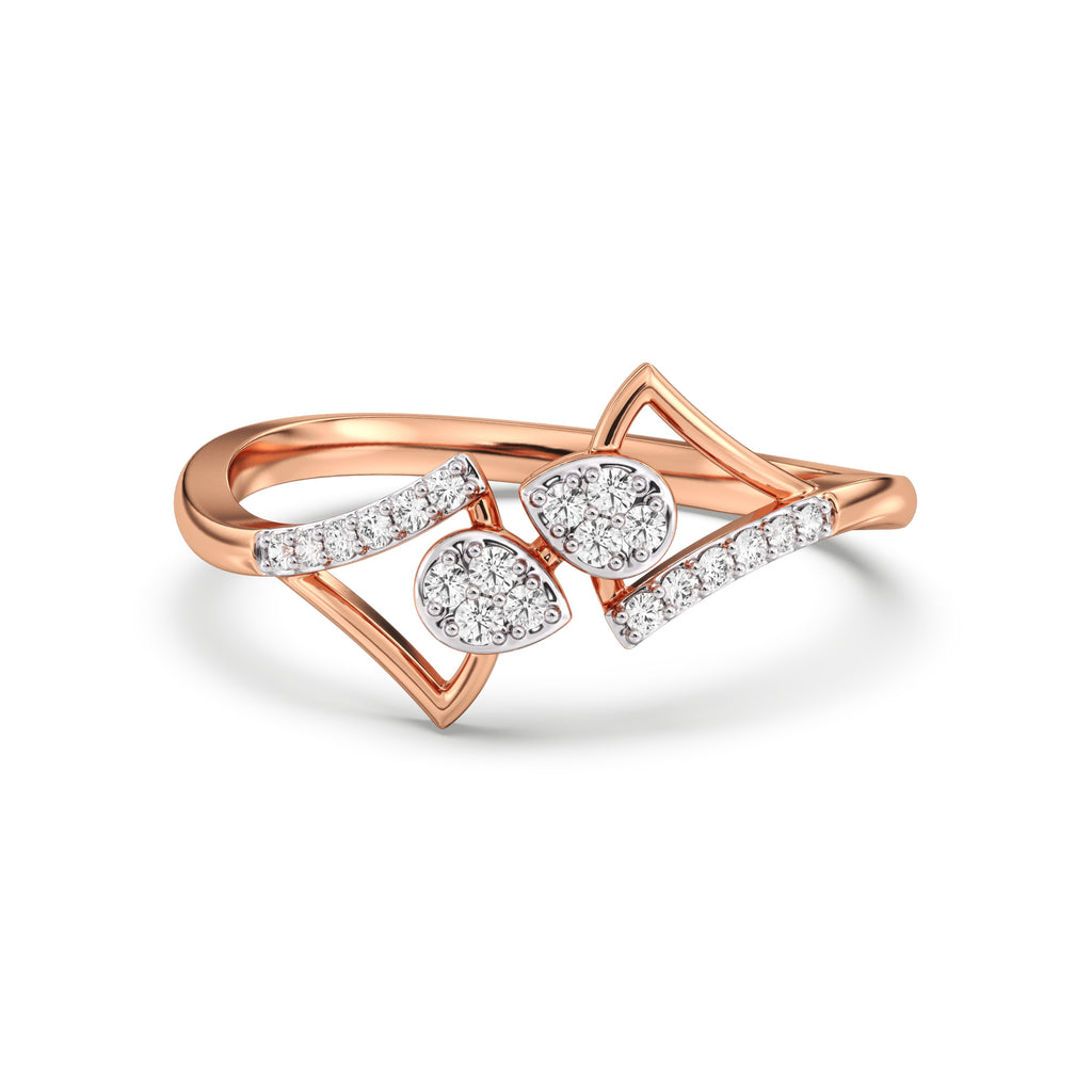 Ivy Lustre Gold and Diamond Ring