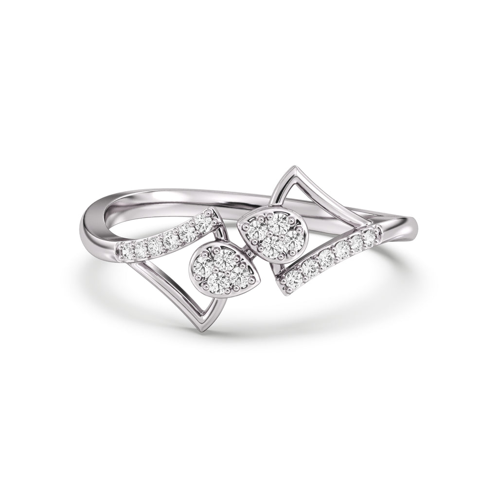 Ivy Lustre Gold and Diamond Ring