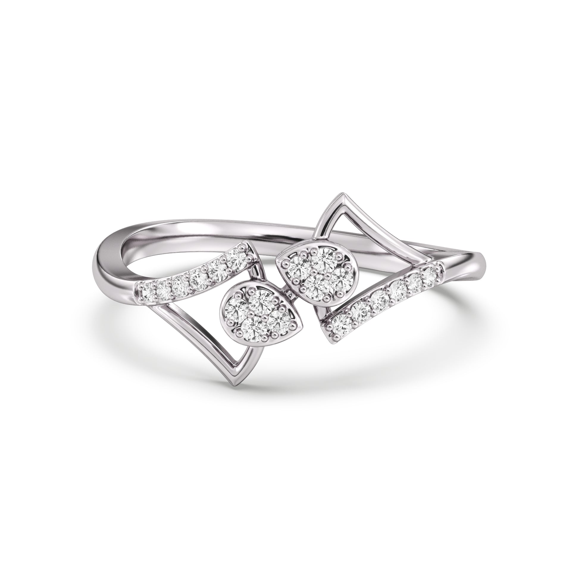 Ivy Lustre Gold and Diamond Ring