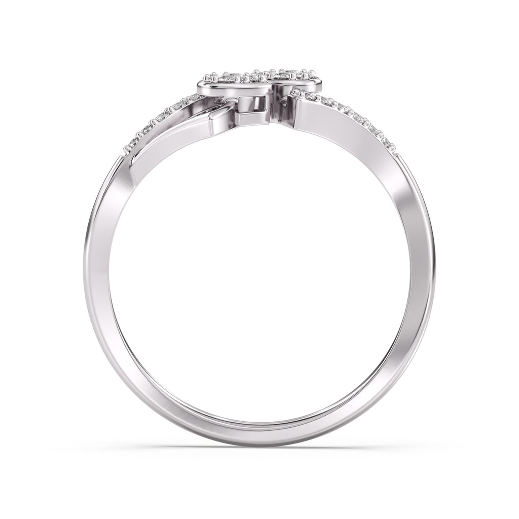 Ivy Lustre Gold and Diamond Ring