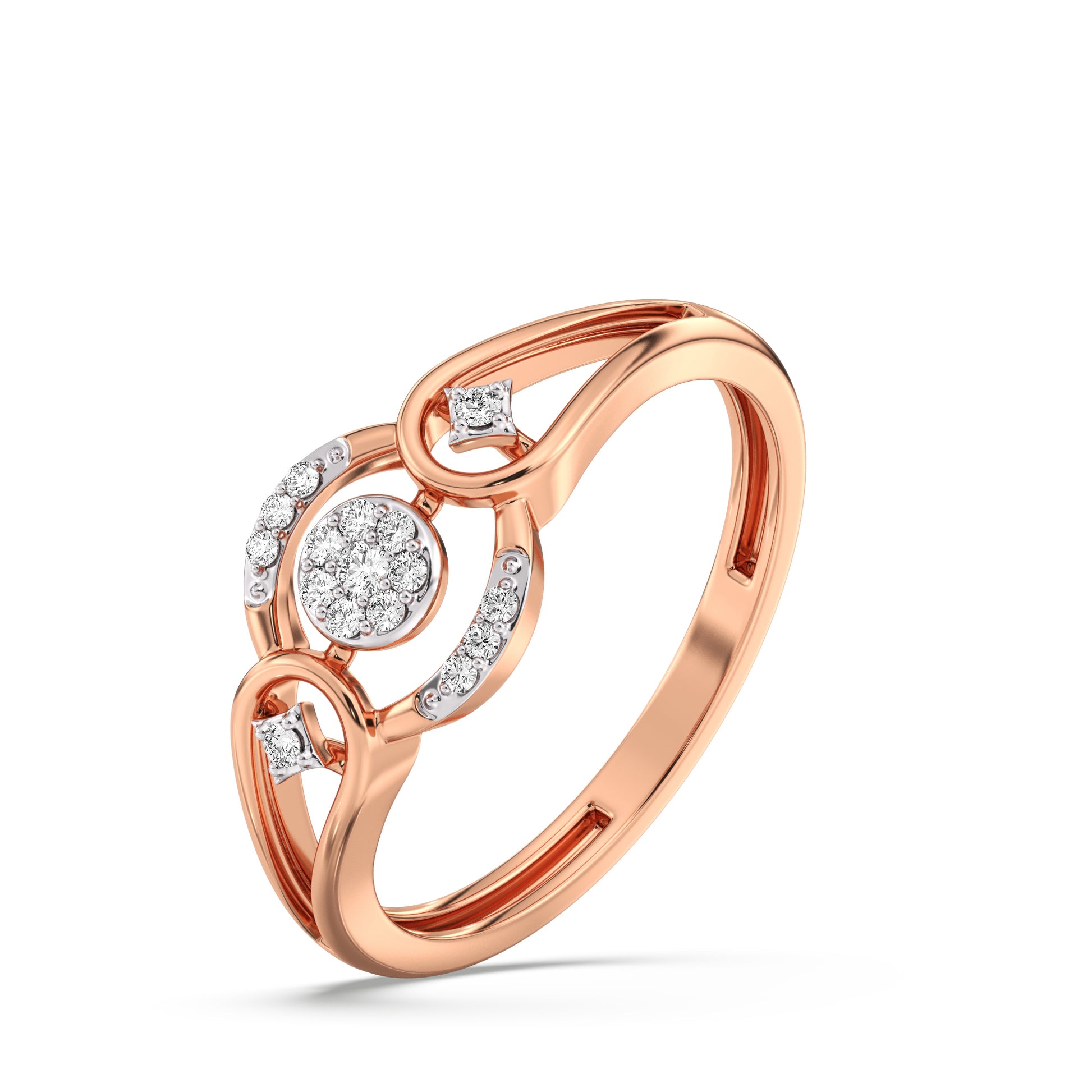 Opulent Oasis Gold and Diamond Ring