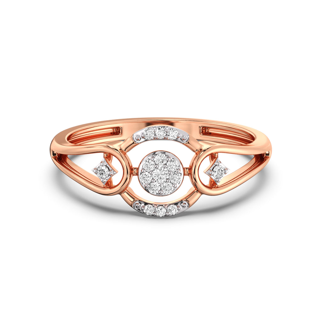 Opulent Oasis Gold and Diamond Ring