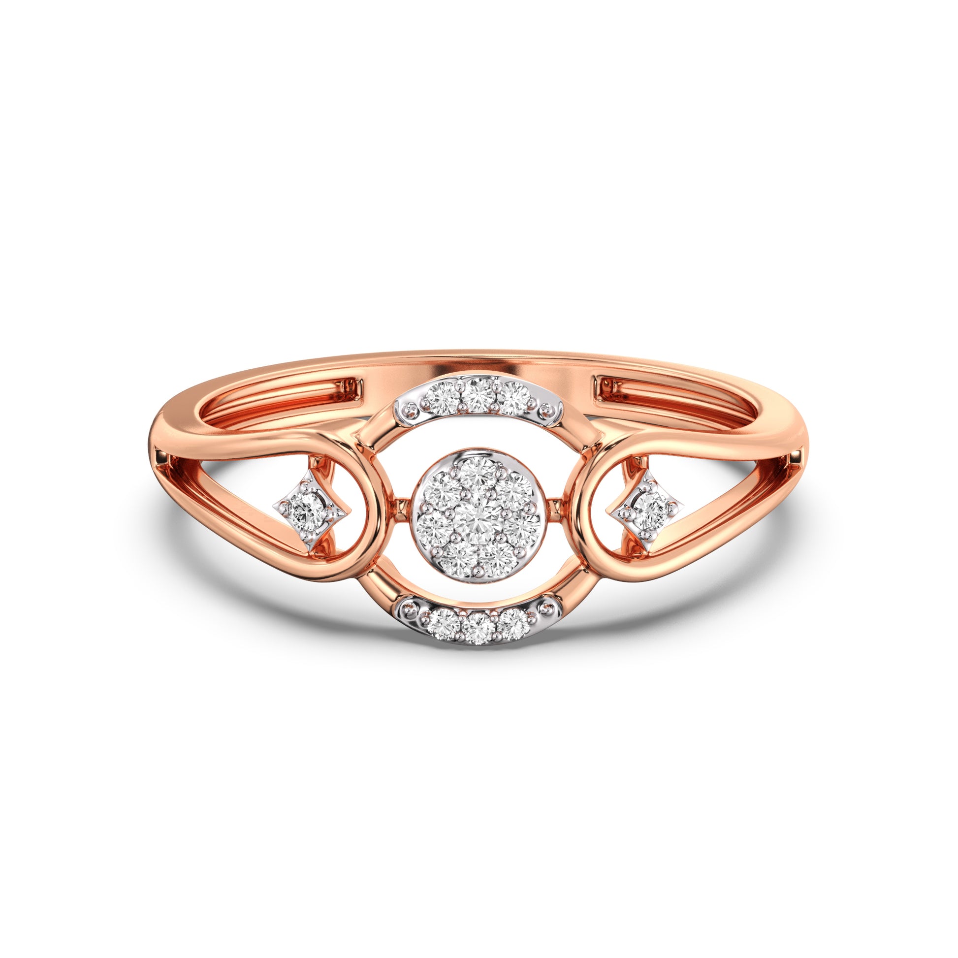 Opulent Oasis Gold and Diamond Ring