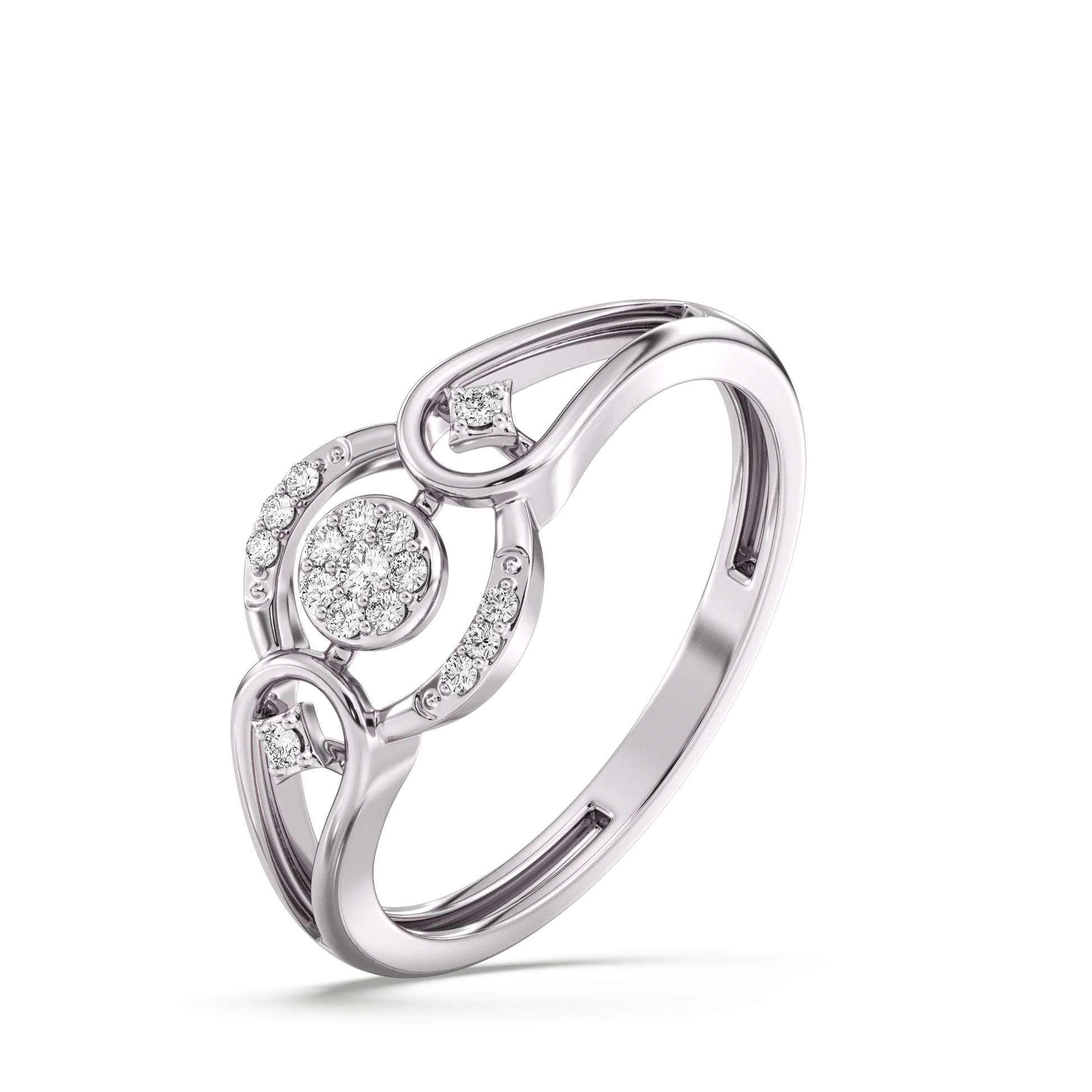 Opulent Oasis Gold and Diamond Ring