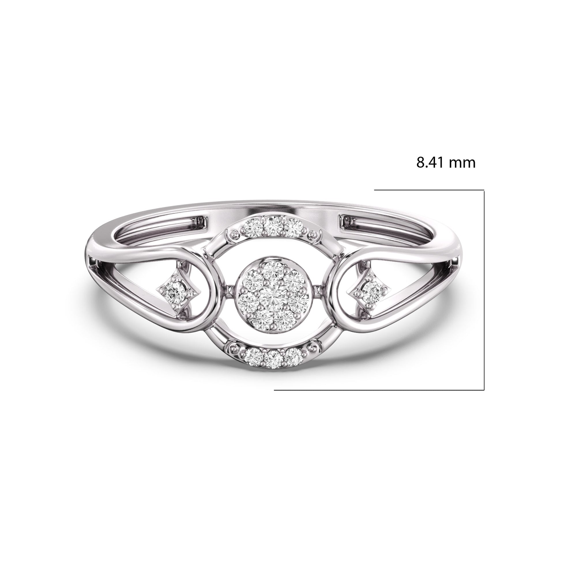 Opulent Oasis Gold and Diamond Ring