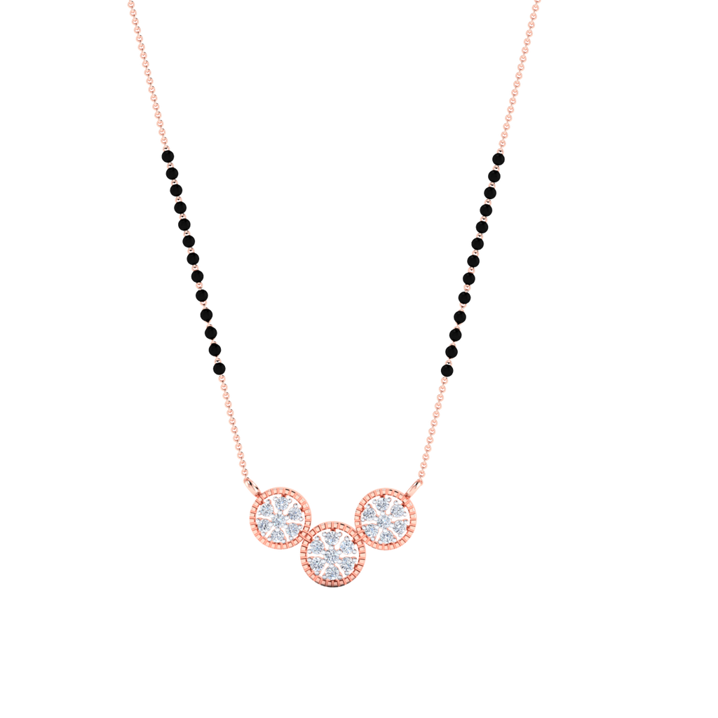 Kyra Gold and Diamond Mangalsutra