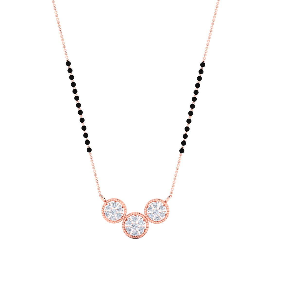 Kyra Gold and Diamond Mangalsutra