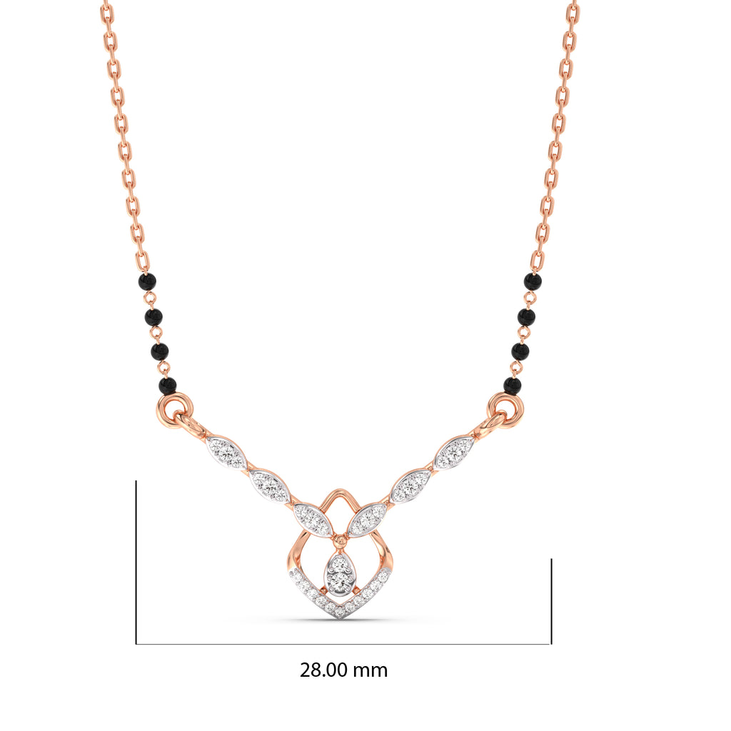 Shine of Promise Gold and Diamond Mangalsutra