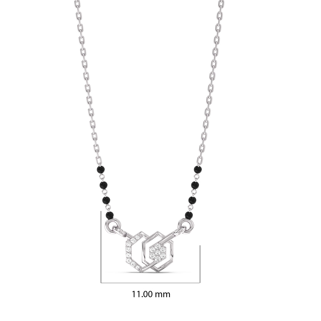 Glowing Promises Gold and Diamond Mangalsutra