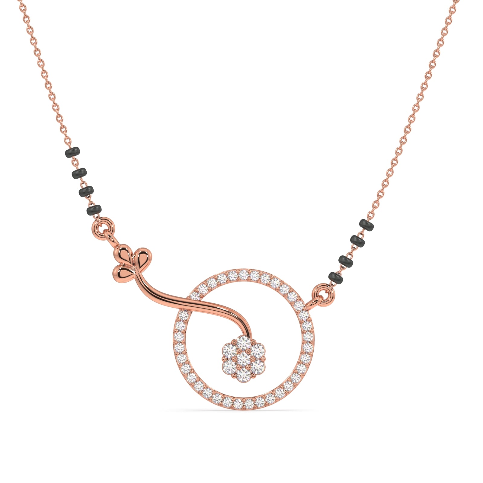 Circle of Commitment Gold and Diamond Mangalsutra
