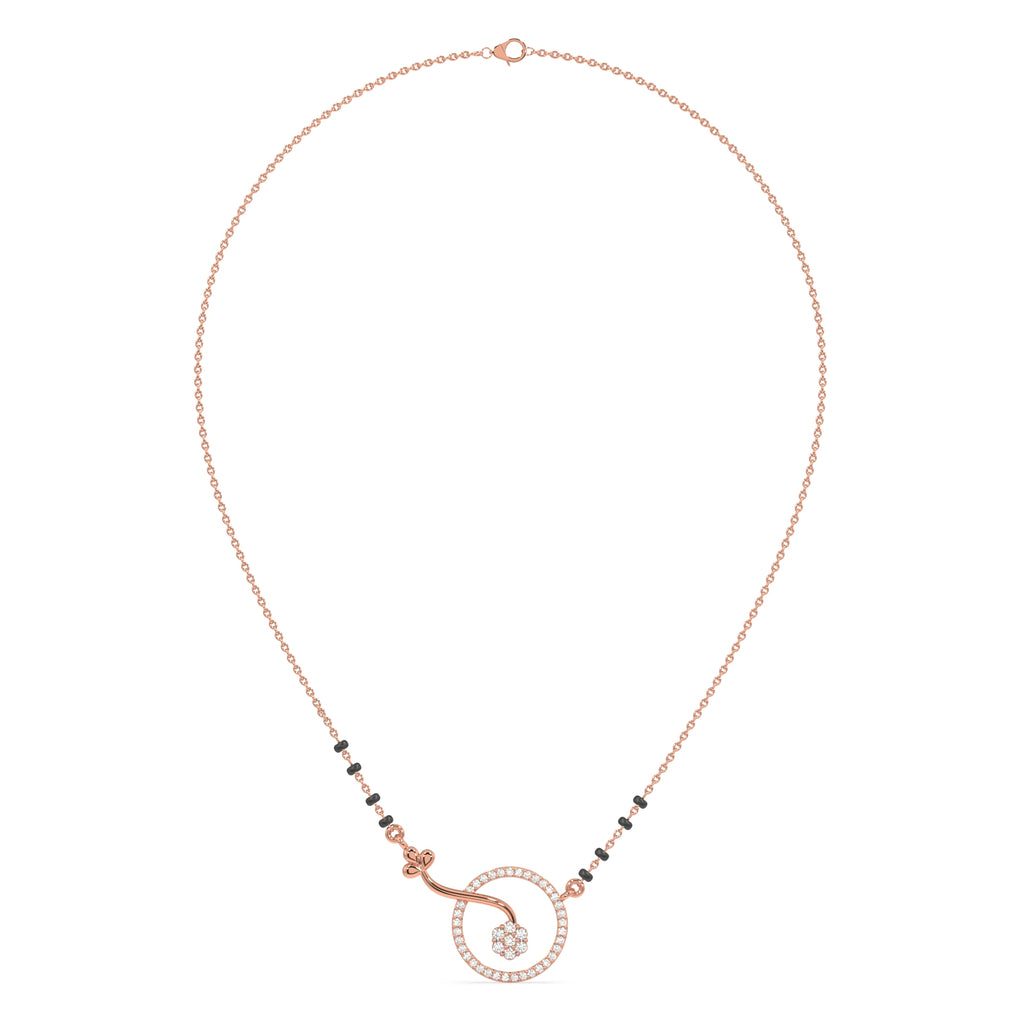 Circle of Commitment Gold and Diamond Mangalsutra