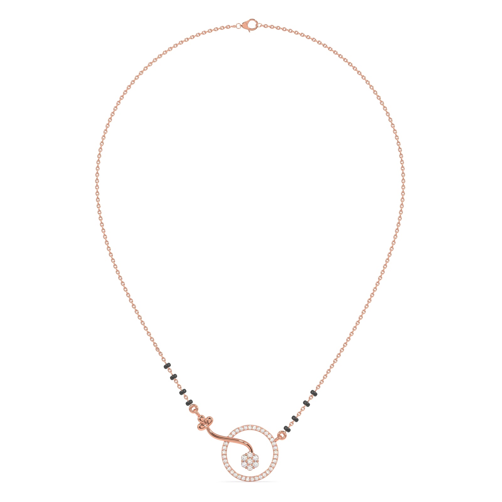 Circle of Commitment Gold and Diamond Mangalsutra