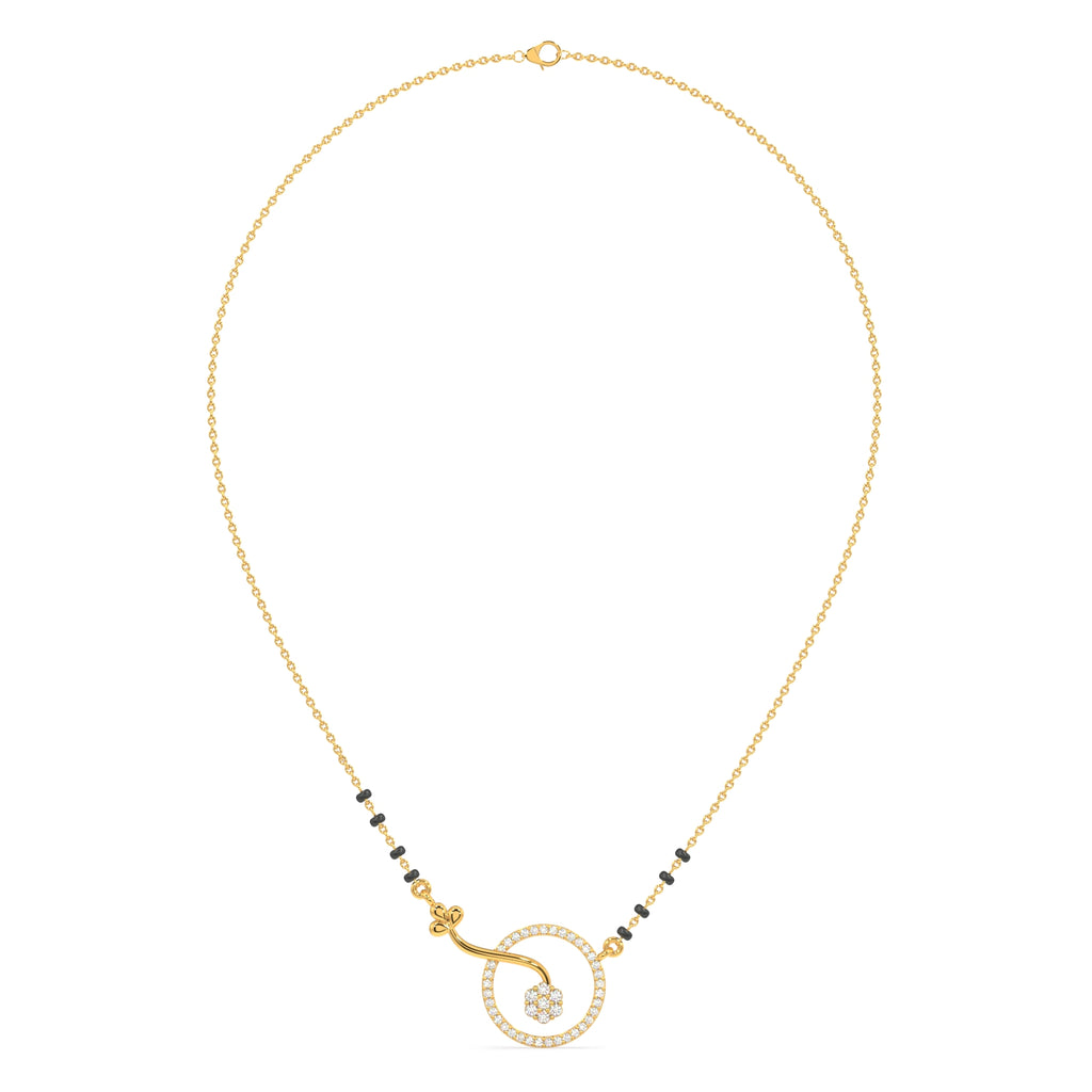 Circle of Commitment Gold and Diamond Mangalsutra
