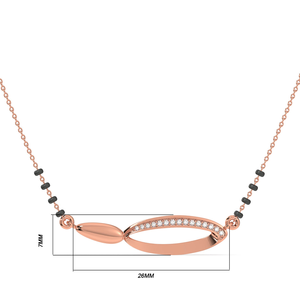 Oasis of Love Gold and Diamond Mangalsutra