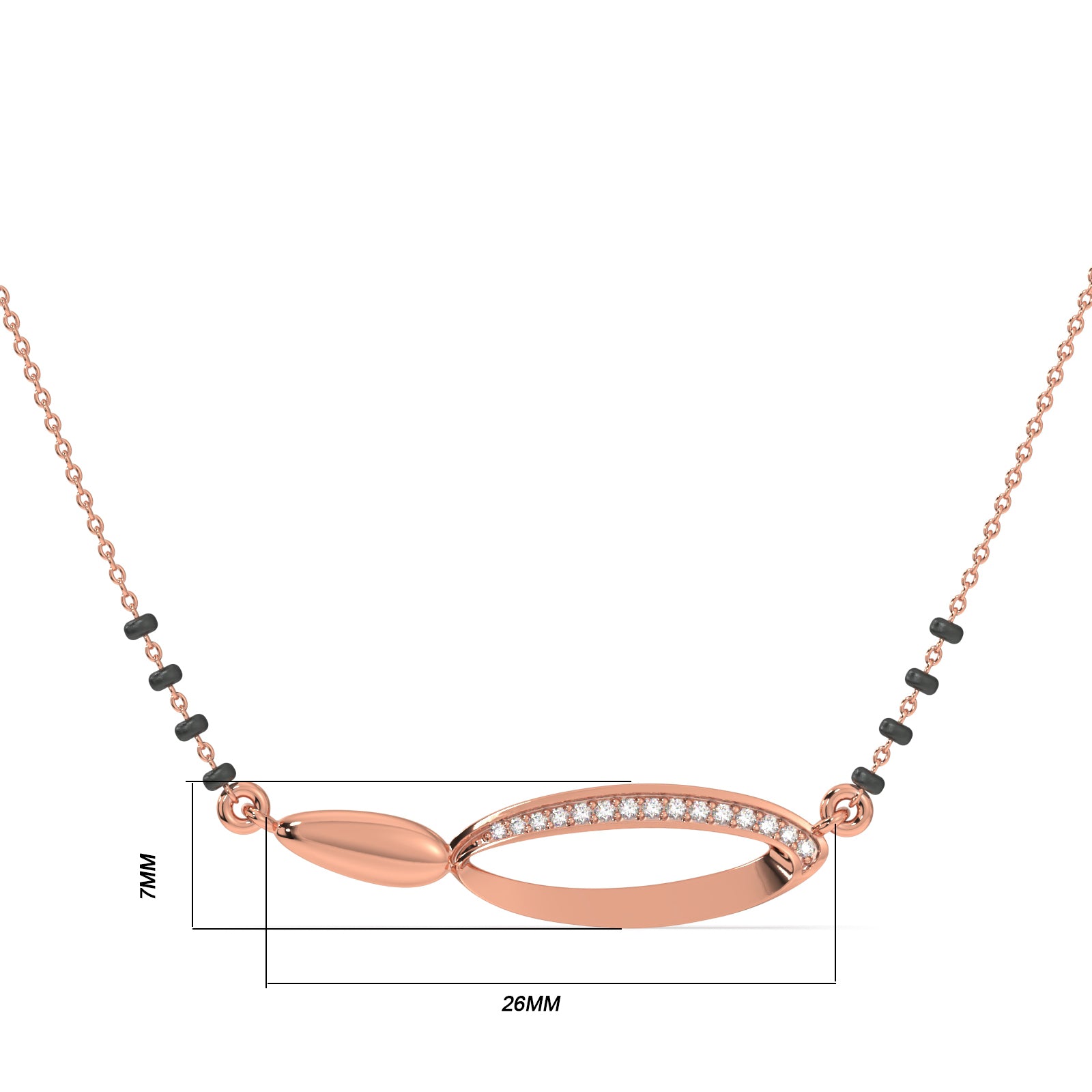 Oasis of Love Gold and Diamond Mangalsutra