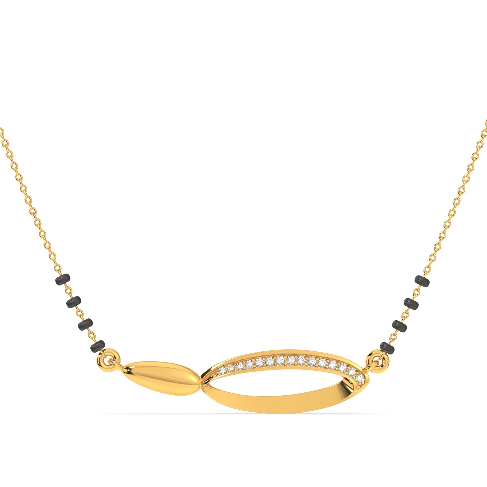 Oasis of Love Gold and Diamond Mangalsutra