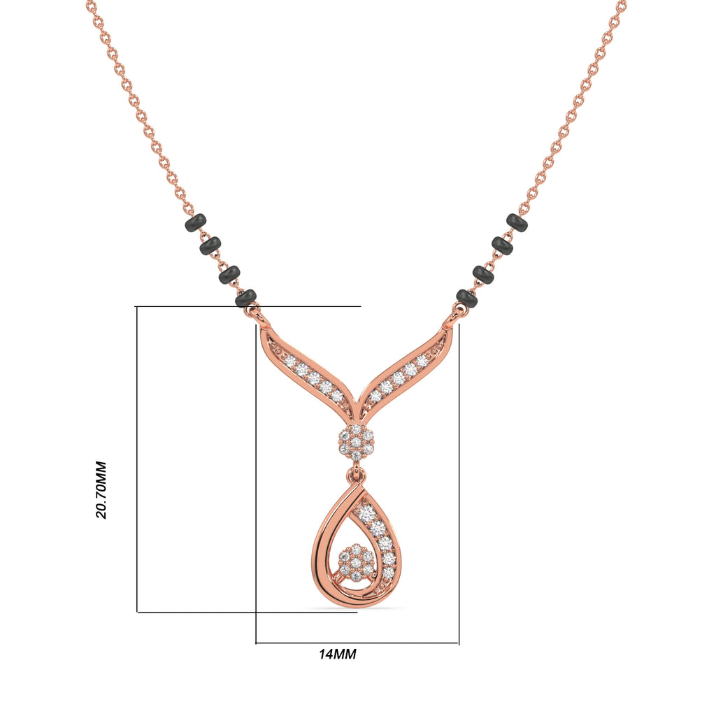 Sona Vajraa Gold and Diamond Mangalsutra