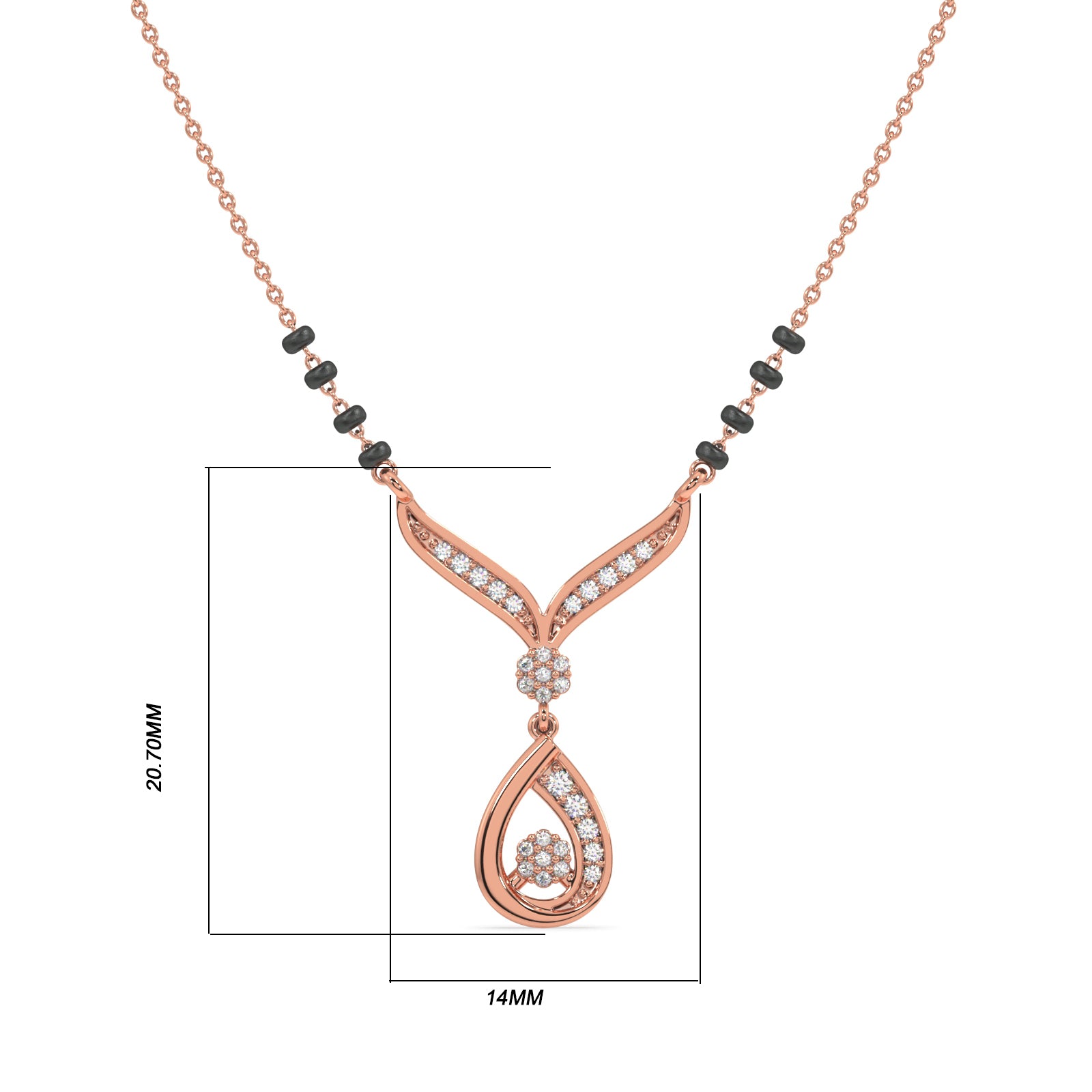 Sona Vajraa Gold and Diamond Mangalsutra