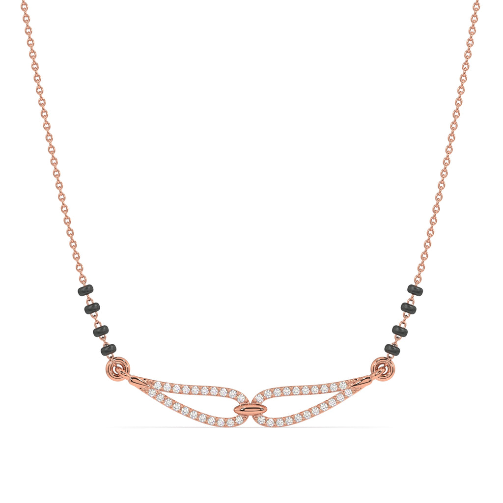 Kavyaataa Gold and Diamond Mangalsutra