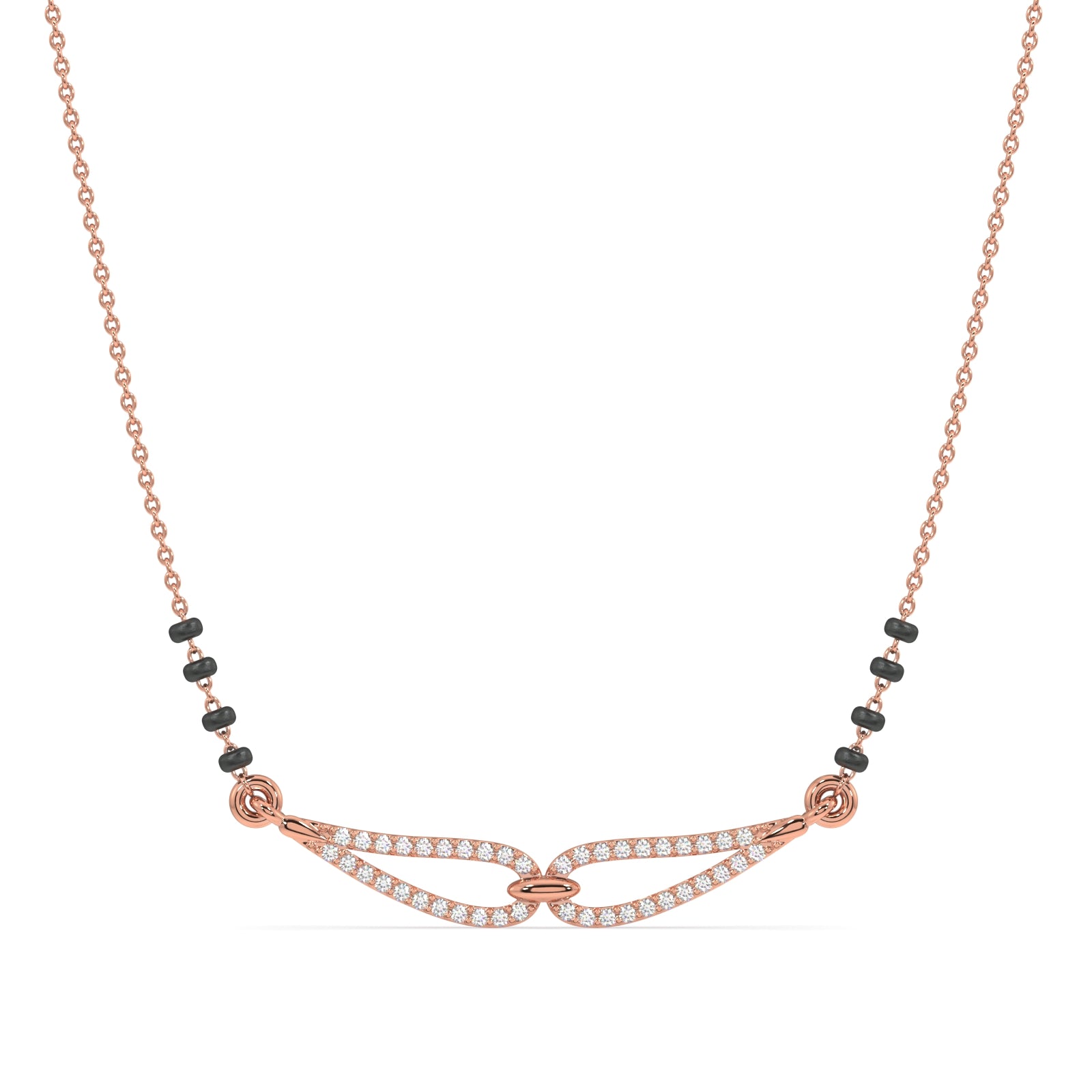 Kavyaataa Gold and Diamond Mangalsutra