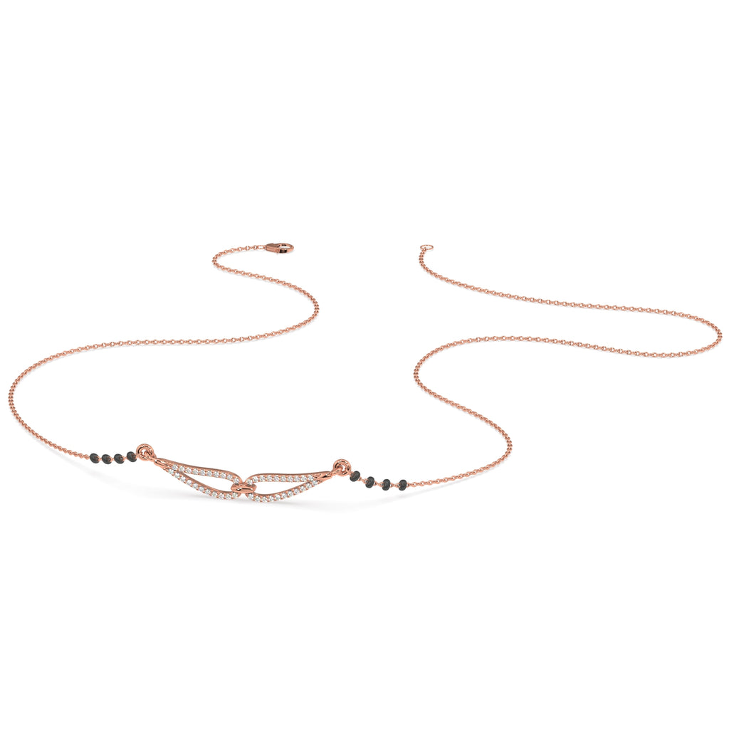 Kavyaataa Gold and Diamond Mangalsutra