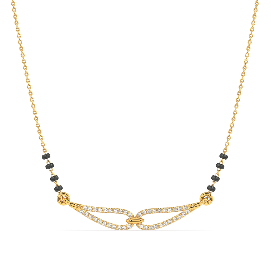 Kavyaataa Gold and Diamond Mangalsutra