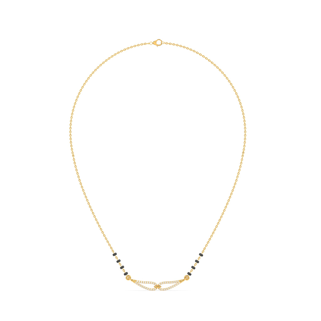 Kavyaataa Gold and Diamond Mangalsutra