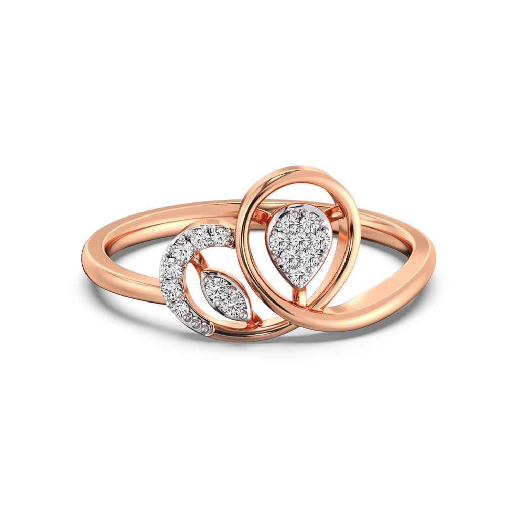 Wisdom and Worship Gold and Diamond Ring