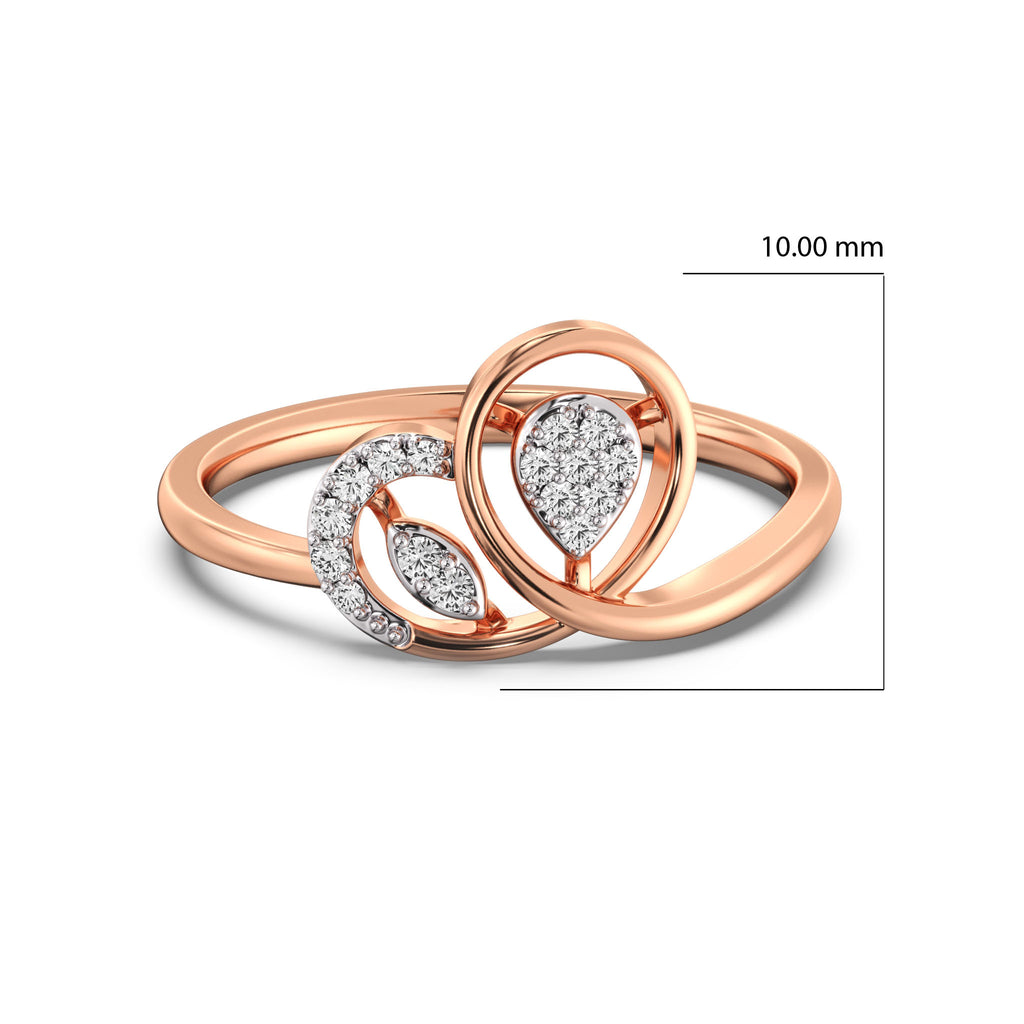 Wisdom and Worship Gold and Diamond Ring