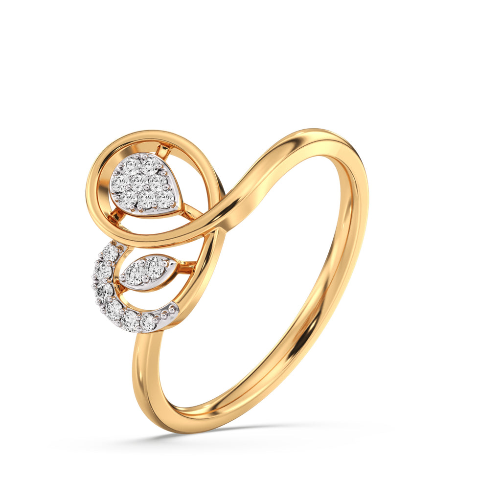 Wisdom and Worship Gold and Diamond Ring