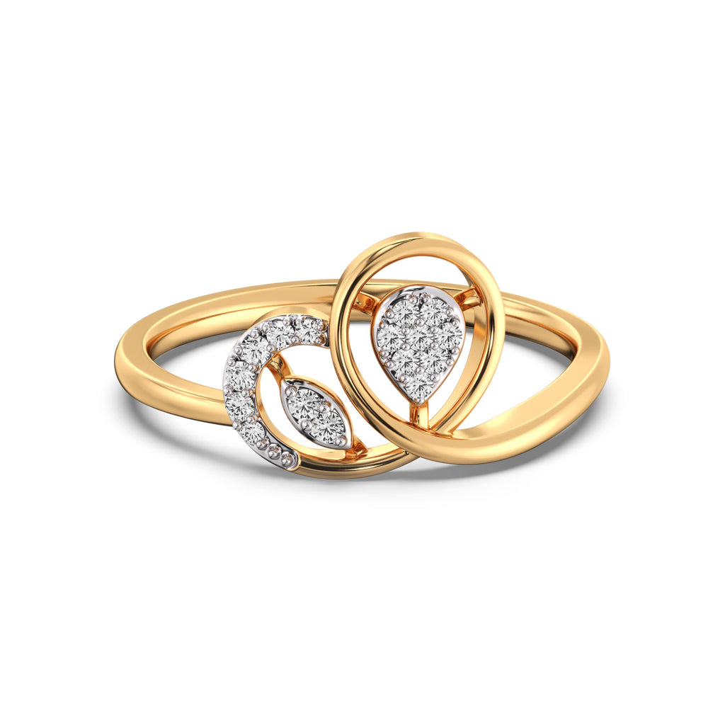 Wisdom and Worship Gold and Diamond Ring