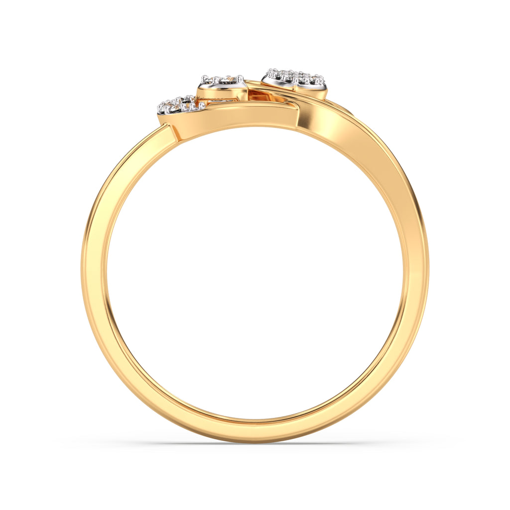 Wisdom and Worship Gold and Diamond Ring