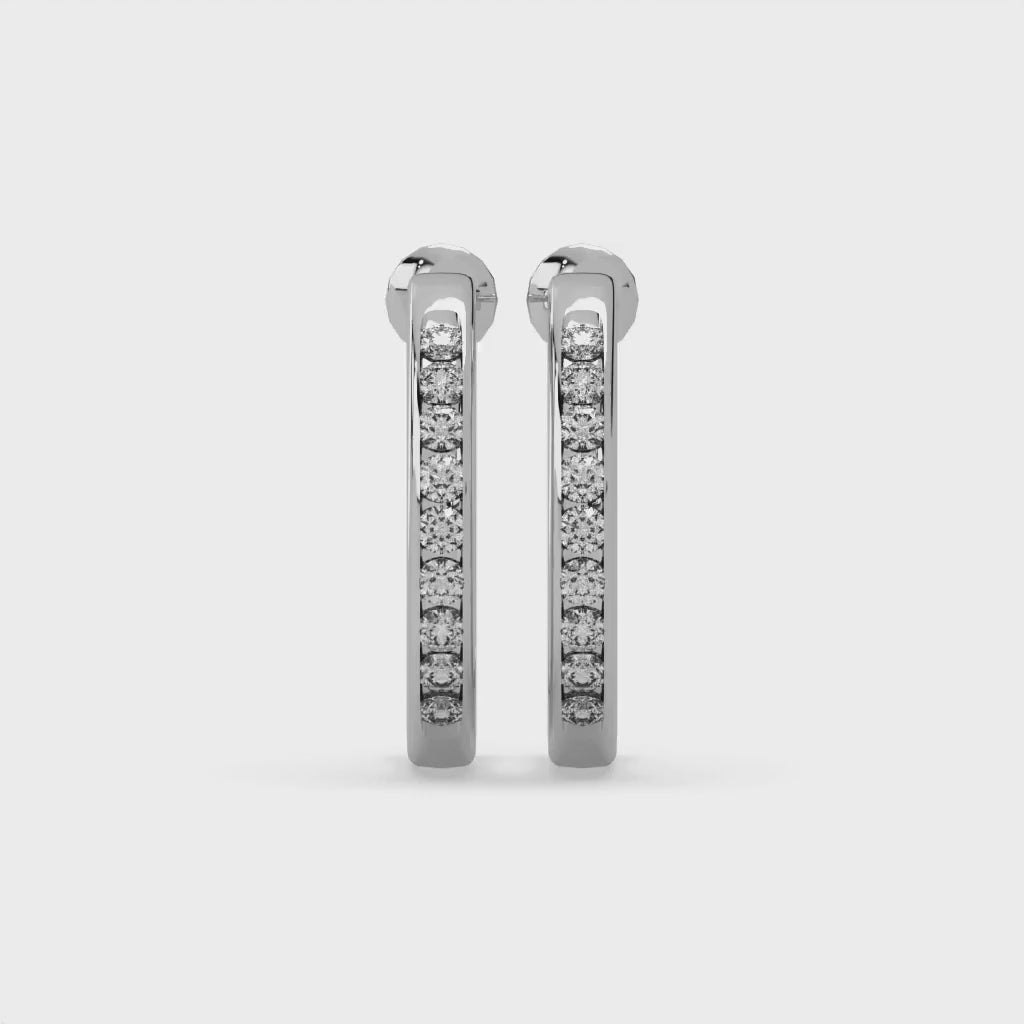 Surrealism Score Gold and Diamond Earrings